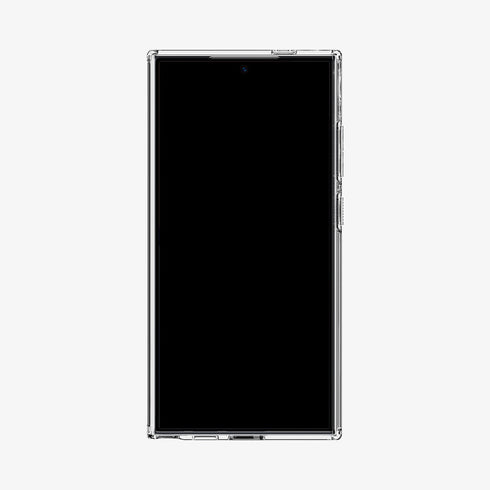 ACS07294 - Galaxy S24 Ultra Case Ultra Hybrid Zero One in Zero One White showing the back